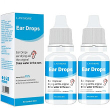 (2pcs) Swimmer's Ear Drying Drops Wax Softener Cleaner Oil Ear-Water Drying Aid