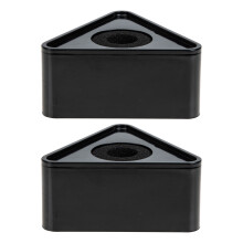 Mic Logo Stand Mikrofon Schwarz 2er Set