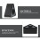 Mic Logo Stand Mikrofon Schwarz 2er Set 8