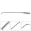 Stove Fire Hook Bbq Fire Hook Oven Fire Hook 32,20x4,30x1,80 Cm Silber 10