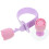 1 Set Toiletten Deckelheber Universal Lila 2