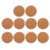 30 Pcs Round Cork Coasters Waterproof Heat Insulation 1