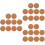 30 Pcs Round Cork Coasters Waterproof Heat Insulation 6