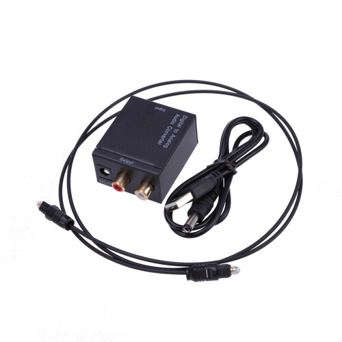 Compacte Zwarte Digital Analoog Audio Converter Aluminium