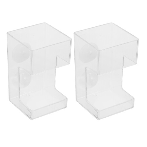 4Pièces Aquarium Transparent Ventouse 2