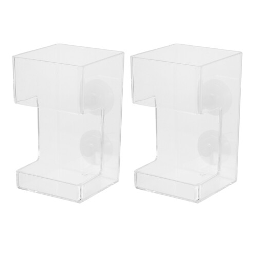 4Pièces Aquarium Transparent Ventouse 1