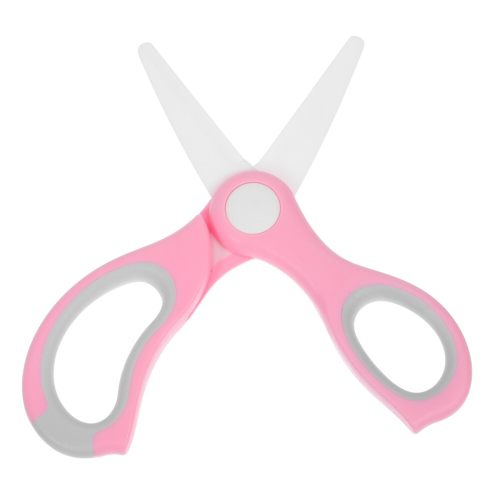 Ceramic Baby Food Scissors With Cover For Meat Vegetables Fruits Noodles Solustre