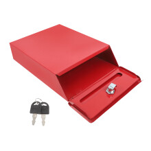 Mailbox Rood 1 Set 11,6 x 8,5 x 2,6 Inch IJzeren Brievenbus Voor