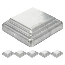 Worgeous 6-Delige Solarverlichte Paalkappen Voor Balustrades