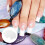 4 Manicure Franse Stickers Halve Wit 5