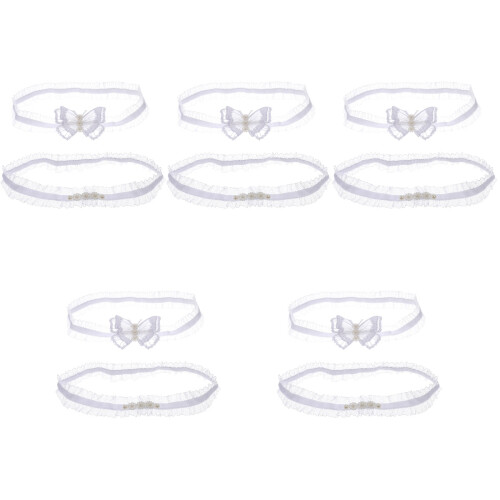 10 Bruidsgarters Bruiloft Bruidsbenenbanden 2