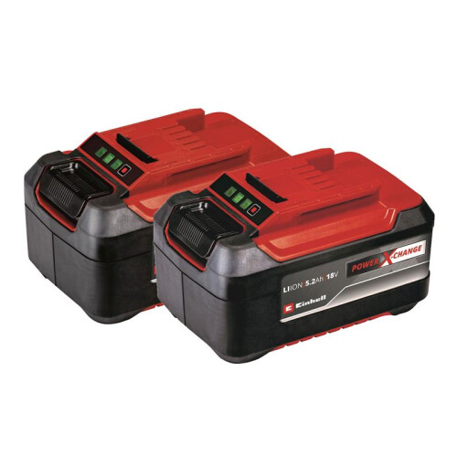 Einhell EINHELL BATTERI 18V 2 x 5,2Ah SET MED TVÅ BATTERIER