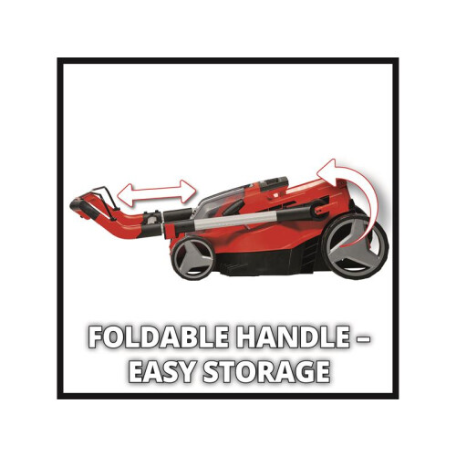 Einhell Einhell RASARRO Push lawn mower Battery Black  Red 2