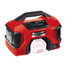 Einhell Hybridkompressor PRESSITO - Solo PXC (18V, 90 W, Schlauchlänge: 710mm) Wird ohne Batterie und Ladegerät geliefert.