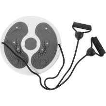 Mlins - Afslank Massagetablet Waist Trainer Draaischijf Fitness Grijs