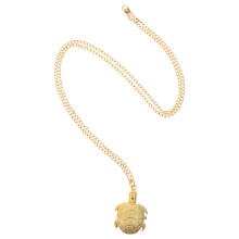 Necklace Watch Vintage Gouden Schildpad