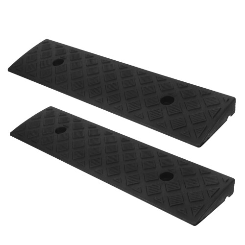 2Stk. Pad Ramps Ladehalle Schwarz