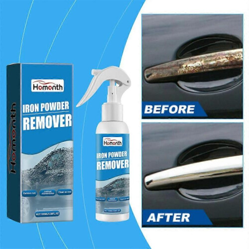 (3pcs) Car Rust Removal Spray, Car Iron Remover Spray, Iron Powder Remover 1