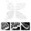 4 Stuks Haaraccessoire Making Haaraccessoire Diy Tool 7,5x6 Cm 7