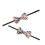 Necktie Lengteversteller Polyester Zwart 10 Set 3