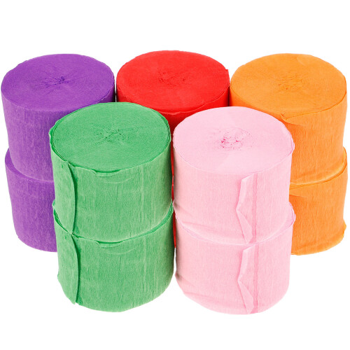 Streamers Crêpepapier Groen 10 2