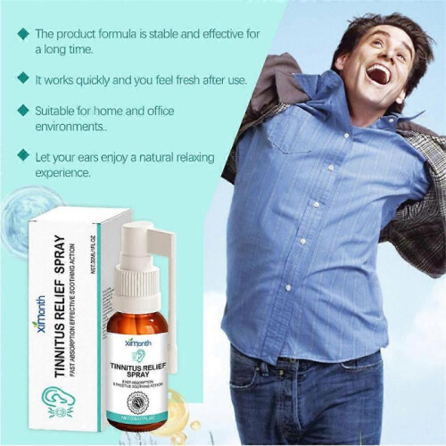 (3pcs) Tinnitus Spray Ear Ringing Relief Relieving Ear Drops Hearing 30ml 1