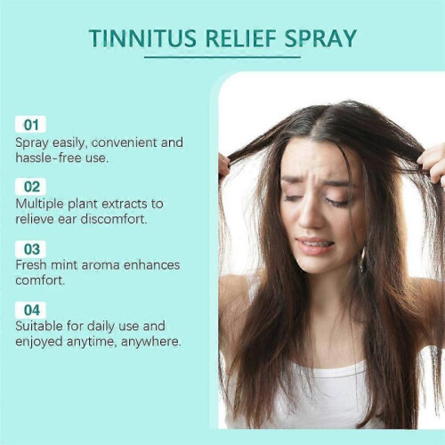 (3pcs) Tinnitus Spray Ear Ringing Relief Relieving Ear Drops Hearing 30ml 2