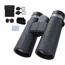 (Black) Powerful Binoculars Military HD 8x42 10x42 Binoculars Telescope Eyepiece Cups Waterproof Nitrogen Zoom Optics for Hunting