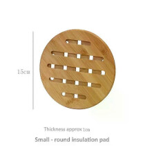 (Style A) Square/round For Hot Dishes/pot/bowl/teapot/hot Pot Holders Smooth Kitchen Bamboo Pot Mat Heat Insulation Dining Mat Hollow Pad