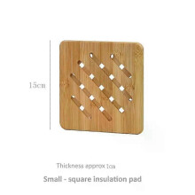 (Style B) Square/round For Hot Dishes/pot/bowl/teapot/hot Pot Holders Smooth Kitchen Bamboo Pot Mat Heat Insulation Dining Mat Hollow Pad