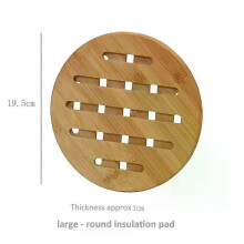 (Style E) Square/round For Hot Dishes/pot/bowl/teapot/hot Pot Holders Smooth Kitchen Bamboo Pot Mat Heat Insulation Dining Mat Hollow Pad
