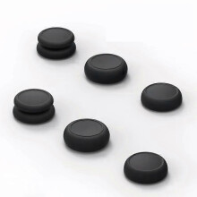 (Black 1pc) Skull & Co. JoyCon Thumb Grip Set FPS CQC Joystick Thumbstick Cover for Switch and Switch OLED -