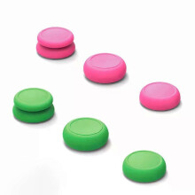 (Green Powder 1pc) Skull & Co. JoyCon Thumb Grip Set FPS CQC Joystick Thumbstick Cover for Switch and Switch OLED -