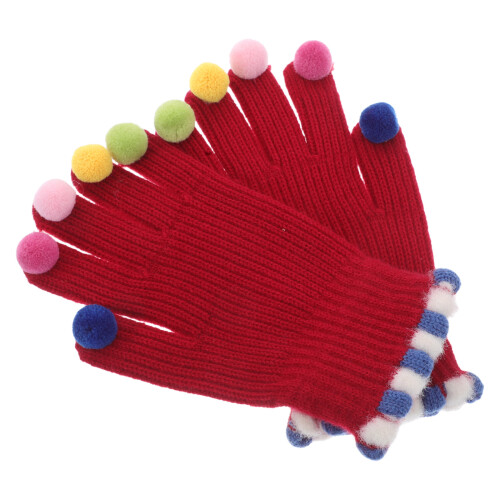 Multi Color Strickhandschuhe 1 Paar 8,3x4,5x0,8 Zoll
