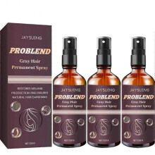 (3pcs) Permanent Spray For Gray Hair, Spray For Turning Gray Hair Into Black Hairs100Ml