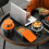 Kompakt Orange Tragbar Einfache 5