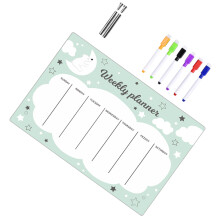 1 Set Schreibtisch Acryl Schreibtafel, Trocken Abwischbar, To-Do Liste