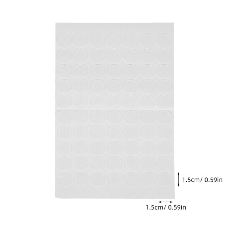 140 Doppelseitige Klebepads, Transparente Montageklebebänder 1