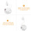 3Pièces Mèches Bougie En Durables Pour Lampe LED DIY 10