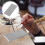 Solid Metal Flache Platte Silber 1 4