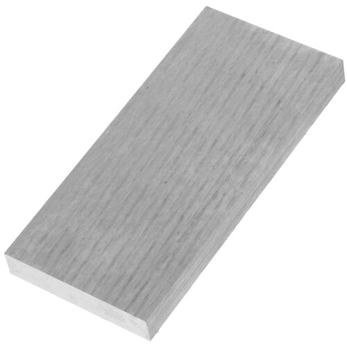 Solid Metal Flache Platte Silber 1 1