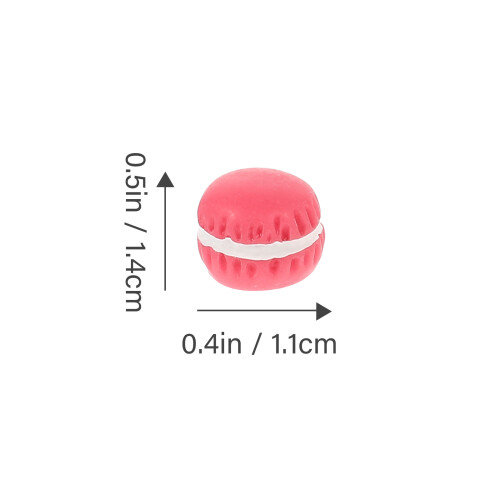 30Stk Simulation Macaron Harz Creme Accessoires 1