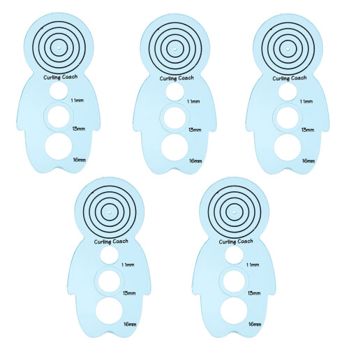 5Stk Curling Papier Rollhalter Praktisch 2