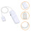Monitoring Sensor Wasserstandsalarm 9X3X1,5 Cm Weiß 5