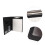 Display Buch Ordner Dokumente Organizer Schwarz 1 Satz 3