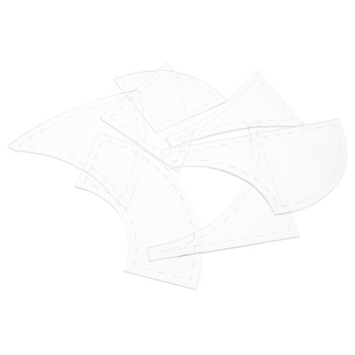 Unbranded 7 Teile Patchwork Zubehör Mit Lineal Und Stecknadel
