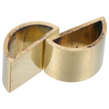 Masteelf 2 Stk. Geigenzubehör Kupferhülse 1,30x0,90x0,50 cm Golden