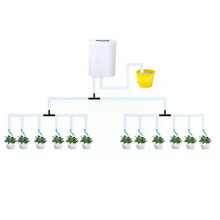 (12 Heads) 2/4/8/12/16 Pumps Self-Watering Kits Automatic Timer Waterers Drip Irrigation Indoor Home Garden Plant Watering Device