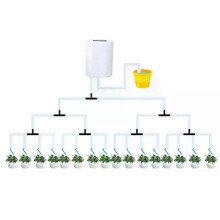(16 Heads) 2/4/8/12/16 Pumps Self-Watering Kits Automatic Timer Waterers Drip Irrigation Indoor Home Garden Plant Watering Device