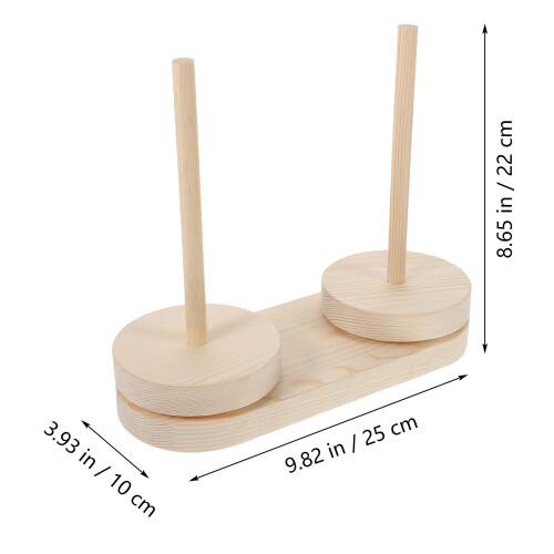 Yarn Hanger Holzgarnhalter Beige 1 1